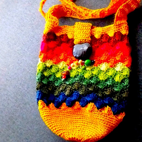 Multicolor Handcrafted Women's Bag, like new, gently used. - Picture 1 of 5
